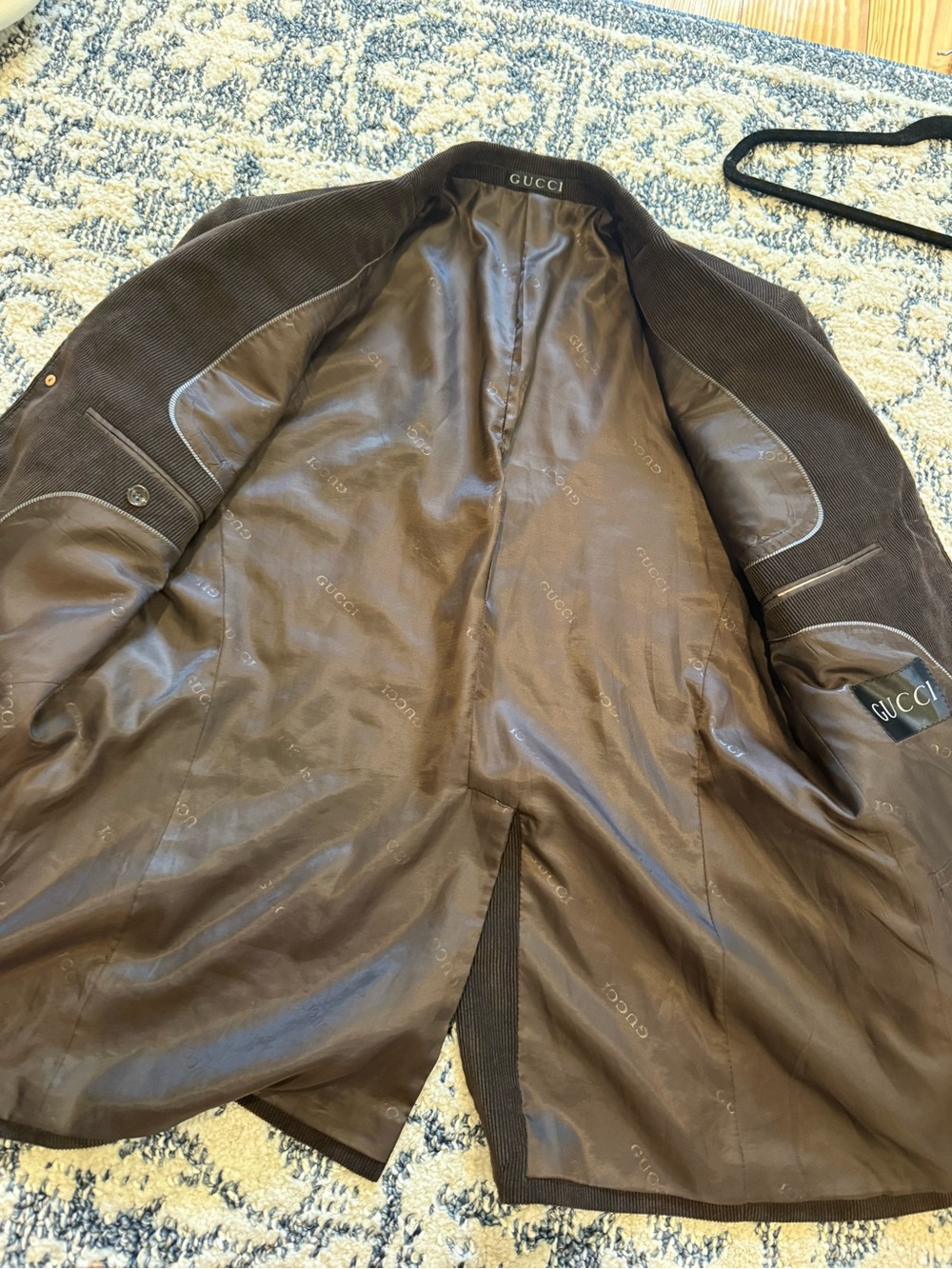 Gucci Brown Corduroy Sport Coat Blazer - Picture 3 of 5